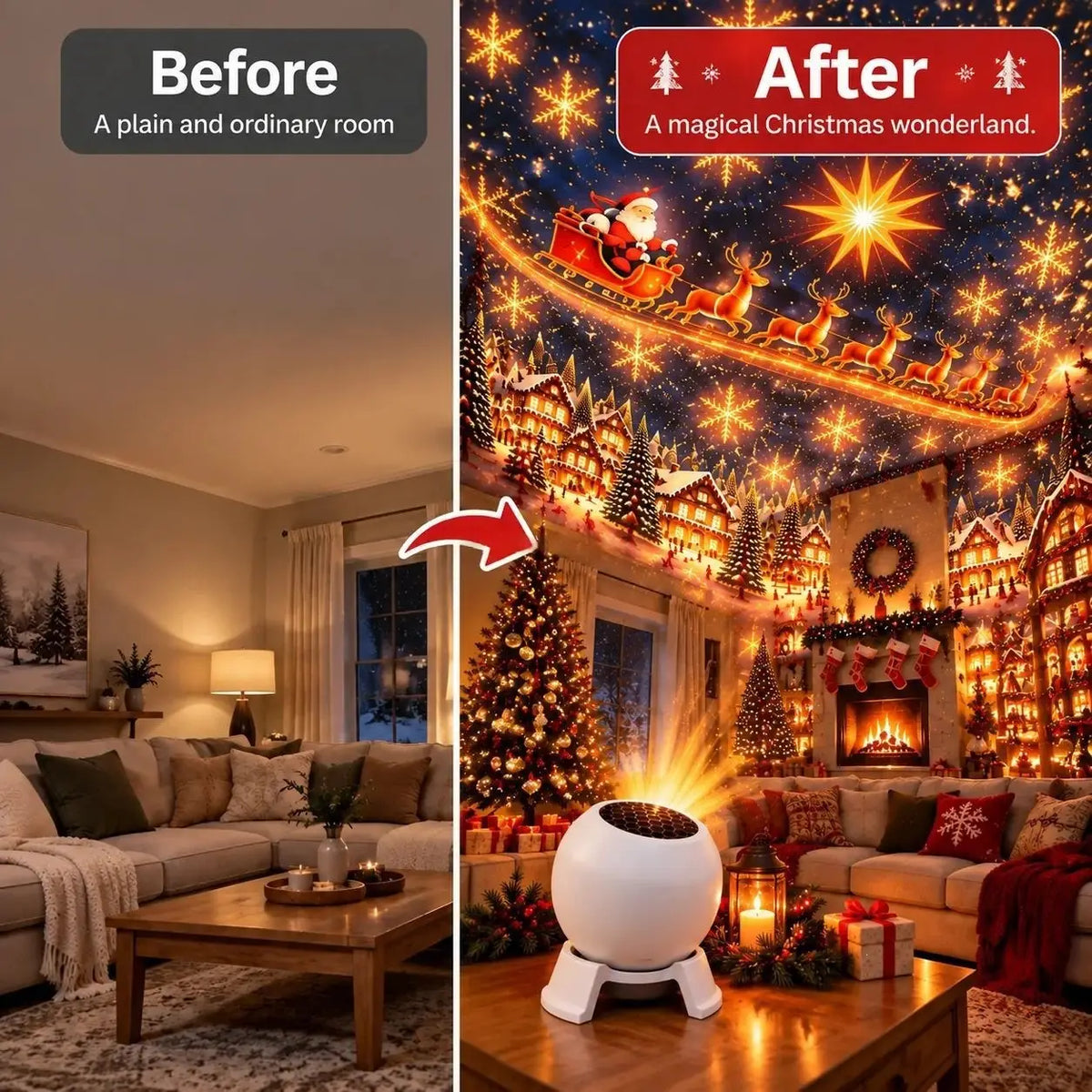 Noellume™️ Christmas Sky Projector